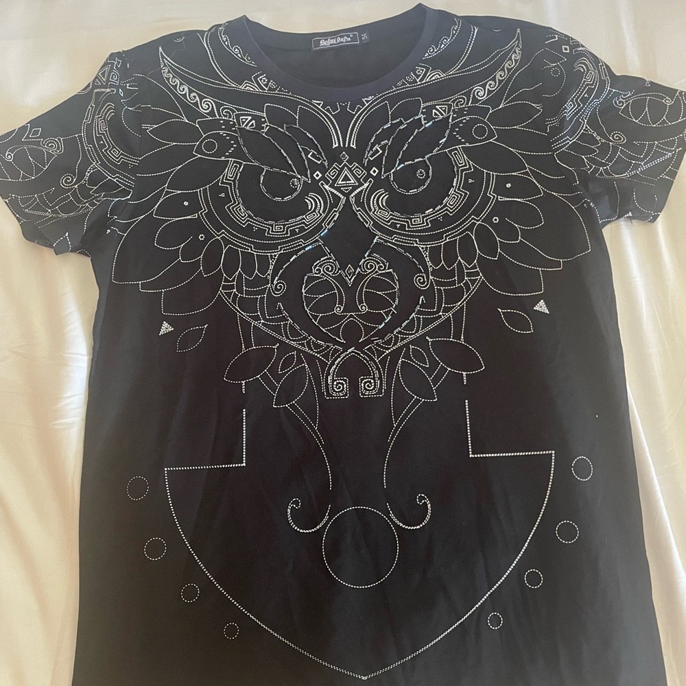 Black shirt with cool design